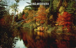 A Back Road Beauty Spot Levering, MI Postcard Postcard