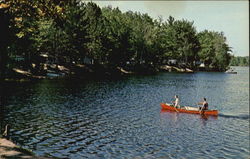 Reedsburg Campground Scenic, MI Postcard Postcard