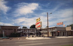 Dorchester Motel, 26825 Grand River Postcard