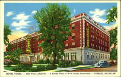 Hotel Yorba, 4020 West Lafayette Postcard