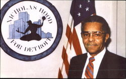 Councilman Nicholas Hood, 4901 Chrysler Postcard