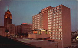 Howard Johnson's New Center Motor Lodge Postcard