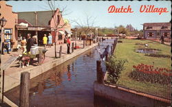 Dutch Village Holland, MI Postcard Postcard