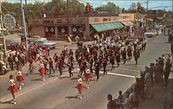 Hazel Park Jr. High School Band Memorial Day Parade Michigan Postcard Postcard