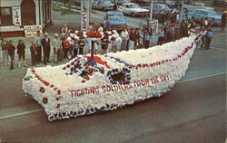 1St Prize Float Memorial Day Parade Hazel Park, MI Postcard Postcard