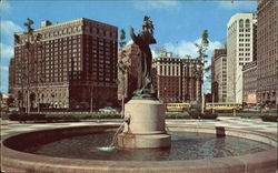 Grand Circus Park Postcard