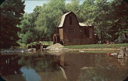 Picturesque Grist Mill Saugatuck, MI Postcard Postcard