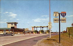 Toll Gate International Bridge Sault Ste. Marie, MI Postcard Postcard