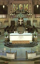 Main Alter Royal Oak, MI Postcard Postcard