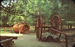 Logging Days In Michigan Postcard