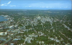 Bird's-Eye View Of Burlington Vermont Postcard Postcard