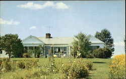 The Bulrushes Motel And Cottages, 4 miles West of Bennington Postcard