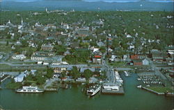 Bird's-Eye View Of Burlington Vermont Postcard Postcard