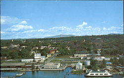 Birdseye View Of Burlington Vermont Postcard Postcard