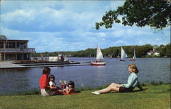 Lake Quinsigamond, Quinsigamond State Park Postcard