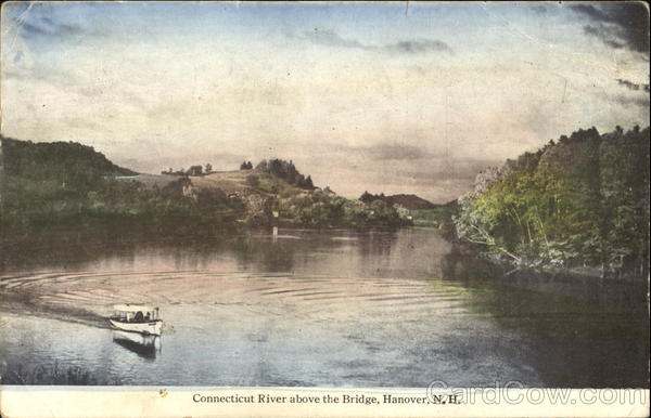 Connecticut River Above The Bridge Hanover New Hampshire