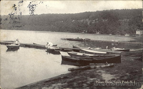 Private Docks Green Pond New Jersey