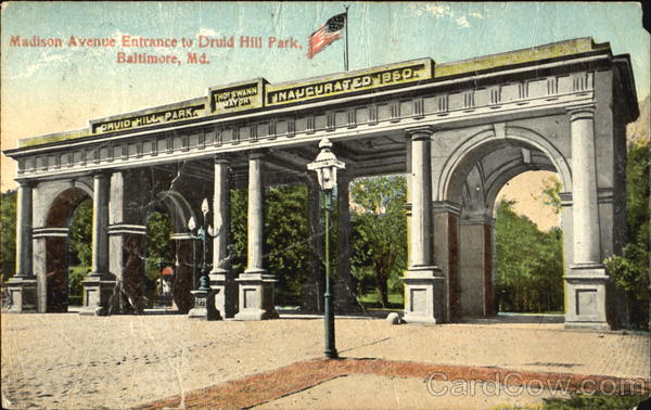 Madison Avenue, Druid Hill Park Baltimore Maryland