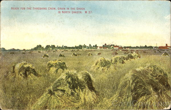 Ready For The Threshing Crew Scenic North Dakota