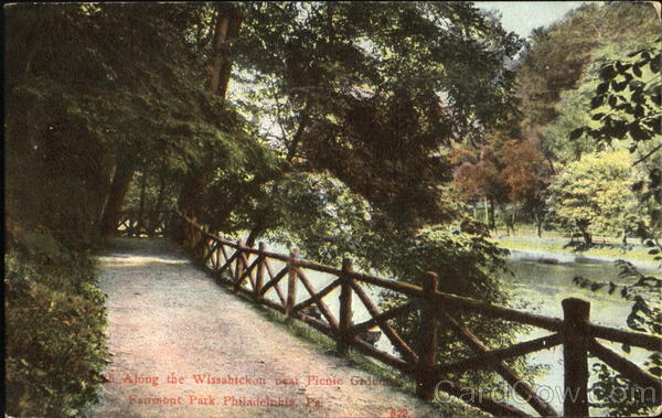 Along The Wissahickon Near Picnic Ground, Fairmont Park Philadelphia Pennsylvania