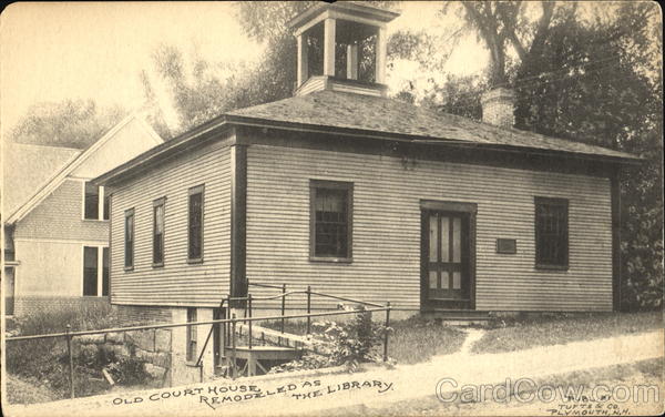 Old Court House Remodeled As The Library Plymouth New Hampshire