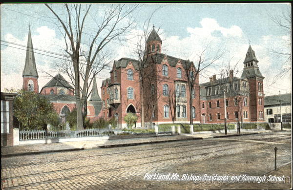 Bishops Residence And Kavanagh School Portland Maine