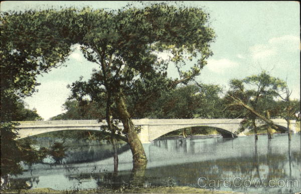 Luten Concrete Bridge over Miner's Ford Iola Kansas