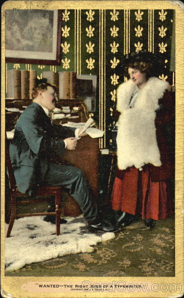 Wanted The Right Kind Of A Typewriter Romance & Love