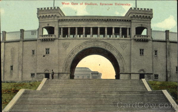 West Gate Of Stadium, Syracuse University New York