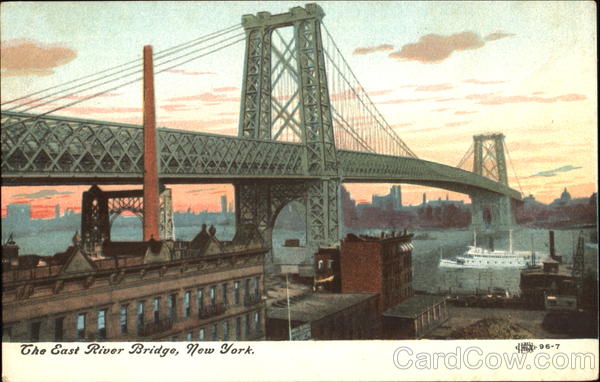 The East River Bridge New York