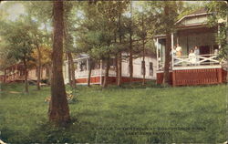 A Group Of Cottages At Conference Point Lake Geneva, WI Postcard Postcard