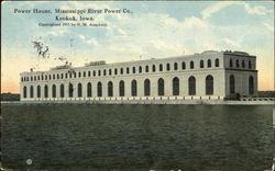 Power House Keokuk, IA Postcard Postcard