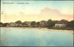Quotonset Beach Westbrook, CT Postcard Postcard