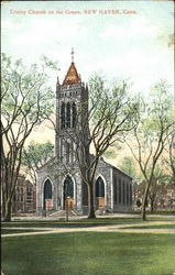 Trinity Church On The Green New Haven, CT Postcard Postcard