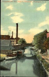 Chesapeake And Ohio Canal In Georgetown Postcard