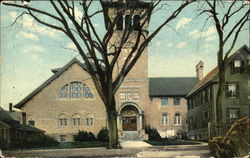 Methodist Church Brockton, MA Postcard Postcard