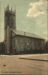 St. Paul's P. E. Church Troy, NY Postcard Postcard