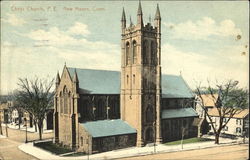 Christ Church P. E New Haven, CT Postcard Postcard