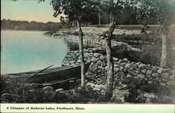 A Glimpse Of Roberts Lake Postcard