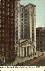 Citizens Saving & Loan Building Cleveland, OH Postcard Postcard