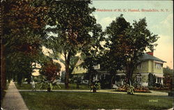 Residence Of M. K. Husted Postcard