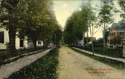 North End Maple Ave Jeffersonville, NY Postcard Postcard