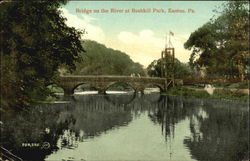 Bridge On The River, Bushkill Park Postcard