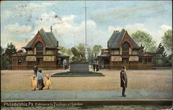 Entrance To Zoological Garden Postcard