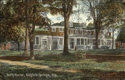 Bath House Richfield Springs, NY Postcard Postcard