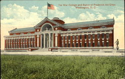 The War College And Statue Of Frederick The Great Postcard