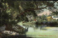 Chenango River Oxford, NY Postcard Postcard