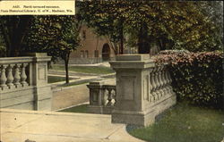 North Terraced Entrance Postcard