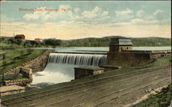 Elmhurst Dam Scranton, PA Postcard Postcard