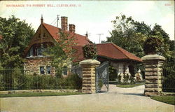 Entrance To Forest Hill Cleveland, OH Postcard Postcard